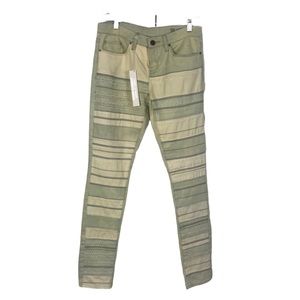 Blank NYC Classique Embroidered Patchwork Skinny Jeans-NWT